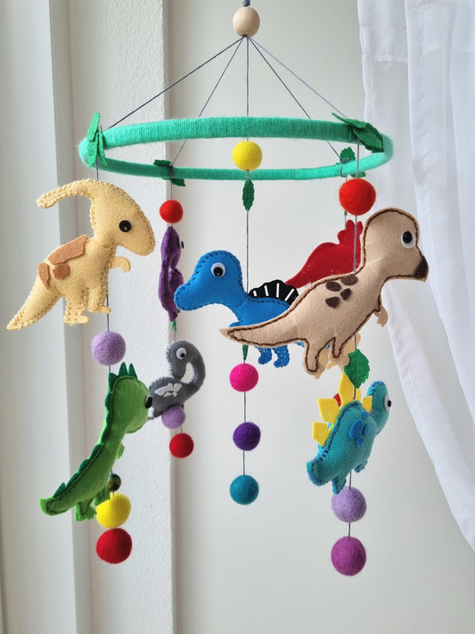 Baby Mobile Dino bunt