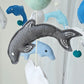 Baby Mobile Delfin blau