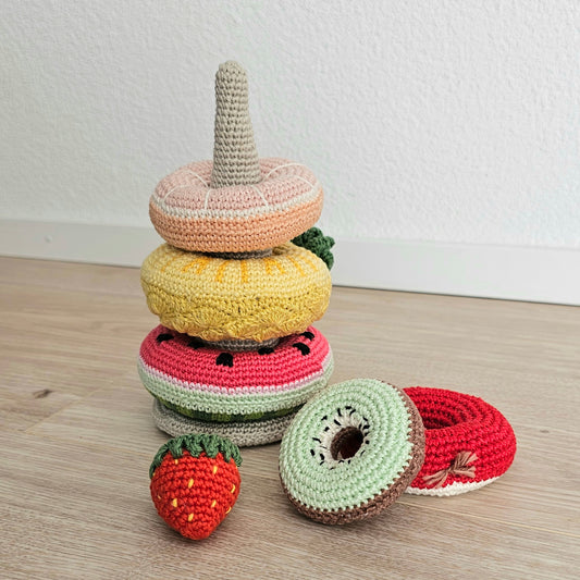 Crochet Früchte Stapelturm