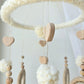 Baby Mobile Makramee in hellem beige