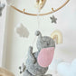 Baby Mobile Elefant beige/natur