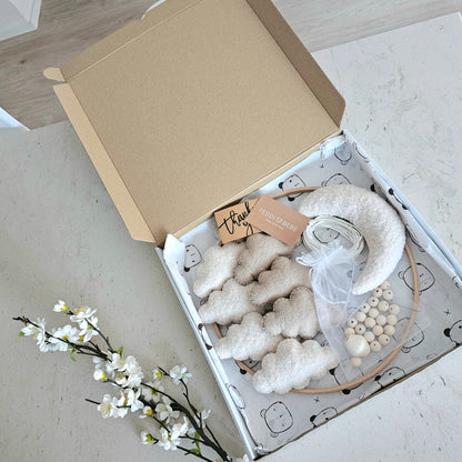 DIY Box - Babymobile Wolken natur