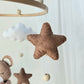 Baby Mobile Bärchen mit Mütze beige