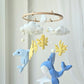 Baby Mobile Meer Liebe blau/gelb