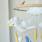 Baby Mobile Meer Liebe blau/gelb
