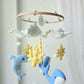 Baby Mobile Meer Liebe blau/gelb