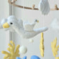 Baby Mobile Meer Liebe blau/gelb