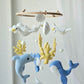 Baby Mobile Meer Liebe blau/gelb