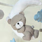 Baby Mobile träumender Bär blau, grau