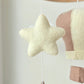 Baby Mobile Heissluftballon beige/crème/weiss
