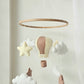 Baby Mobile Heissluftballon beige/crème/weiss