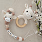 2er Set Crochet Liebe Giraffe
