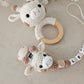 2er Set Crochet Liebe Giraffe