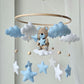 Baby Mobile träumender Bär blau