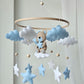 Baby Mobile träumender Bär blau