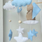 Baby Mobile träumender Bär blau