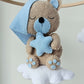 Baby Mobile träumender Bär blau
