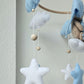 Baby Mobile träumender Bär blau