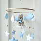 Baby Mobile träumender Bär blau