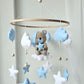 Baby Mobile träumender Bär blau