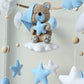 Baby Mobile träumender Bär blau
