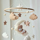 Baby Mobile Pouffy Bärchen beige