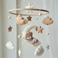 Baby Mobile Pouffy Bärchen beige