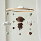 Baby Mobile Häkelliebe Otter beige/dunkelbraun/türkis