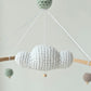 Baby Mobile Häkelliebe Otter beige/dunkelbraun/türkis
