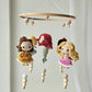Babymobile Häkelliebe Disney Prinzessinnen