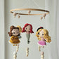 Babymobile Häkelliebe Disney Prinzessinnen