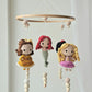 Babymobile Häkelliebe Disney Prinzessinnen