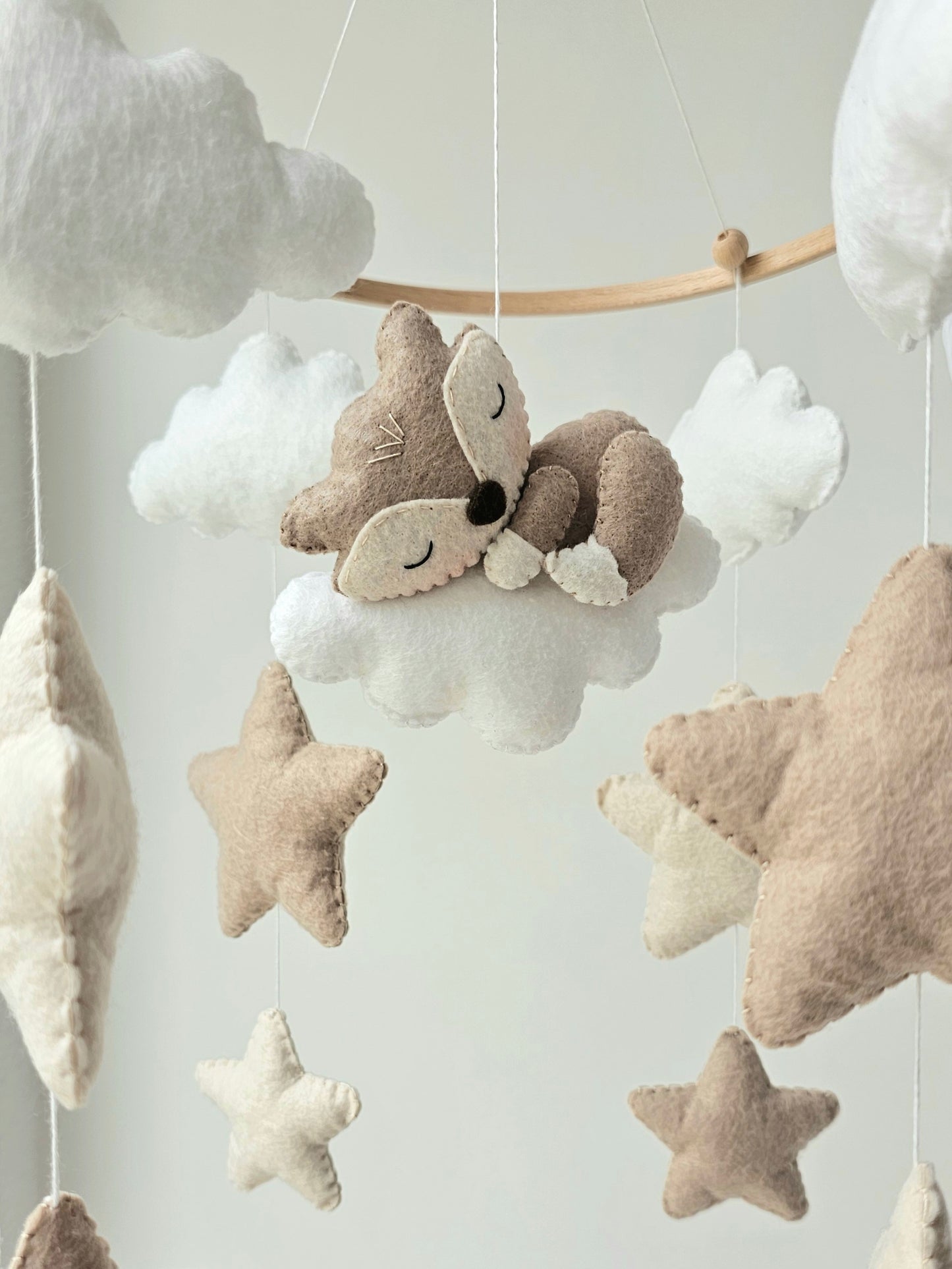 Baby Mobile schlafender Fuchs