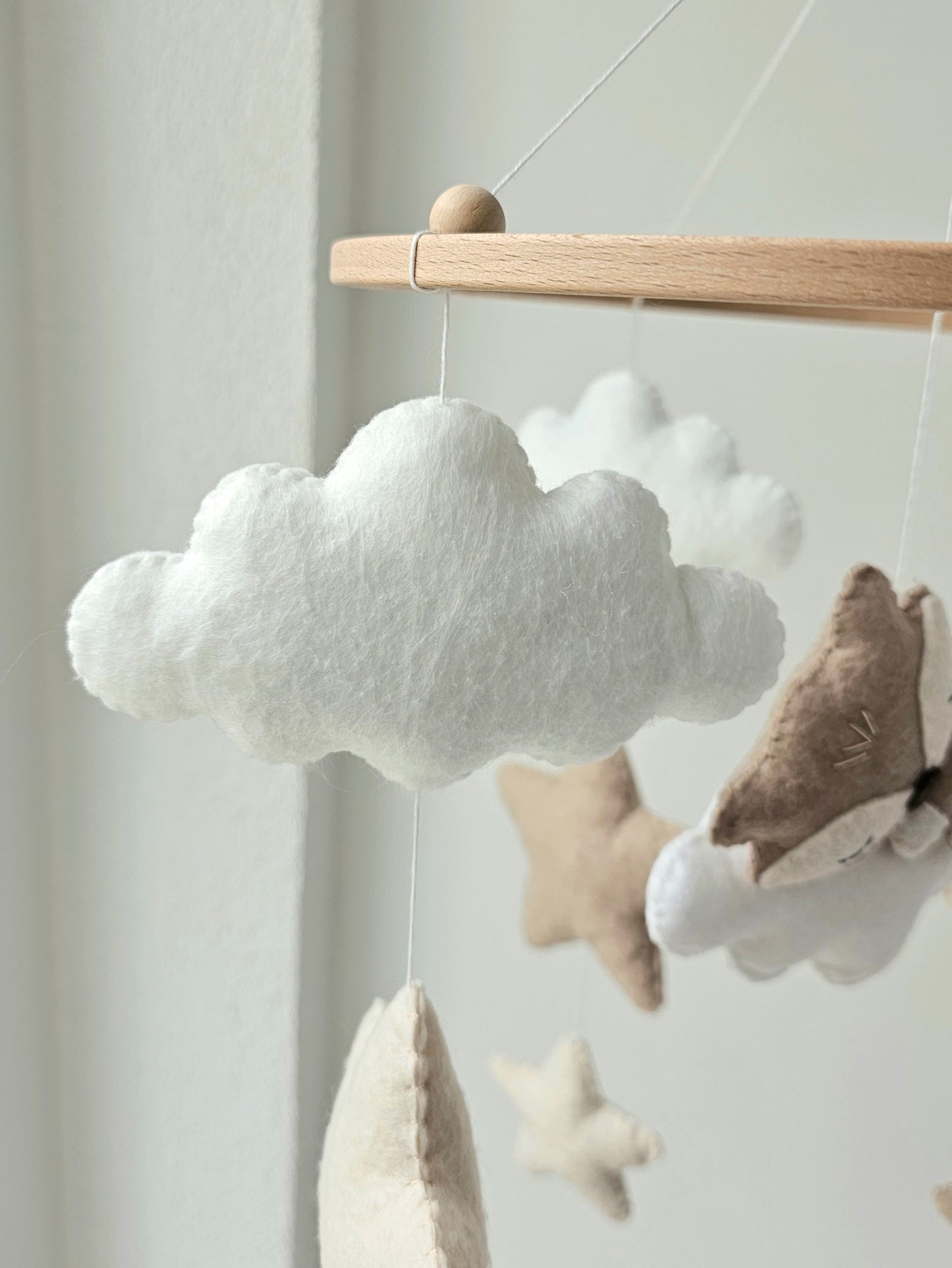 Baby Mobile schlafender Fuchs