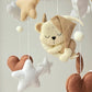 Baby Mobile Herz Bärchen beige