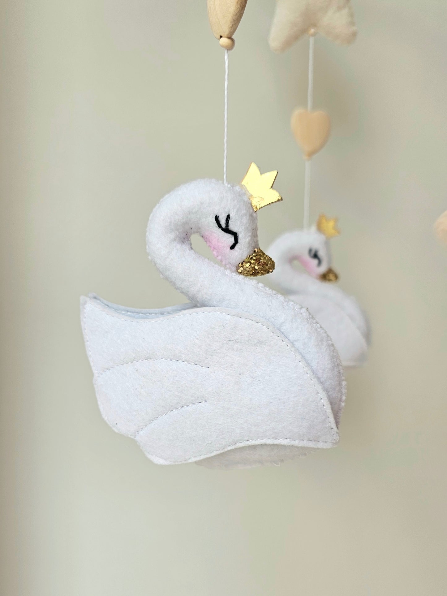 Baby Mobile Ballerina peach