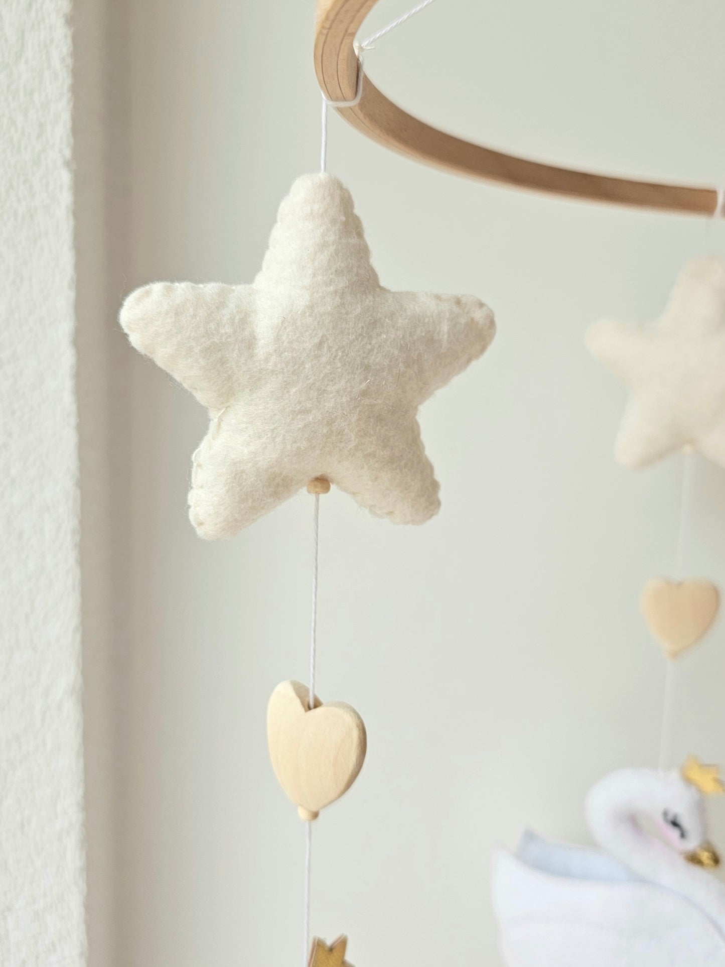 Baby Mobile Ballerina peach