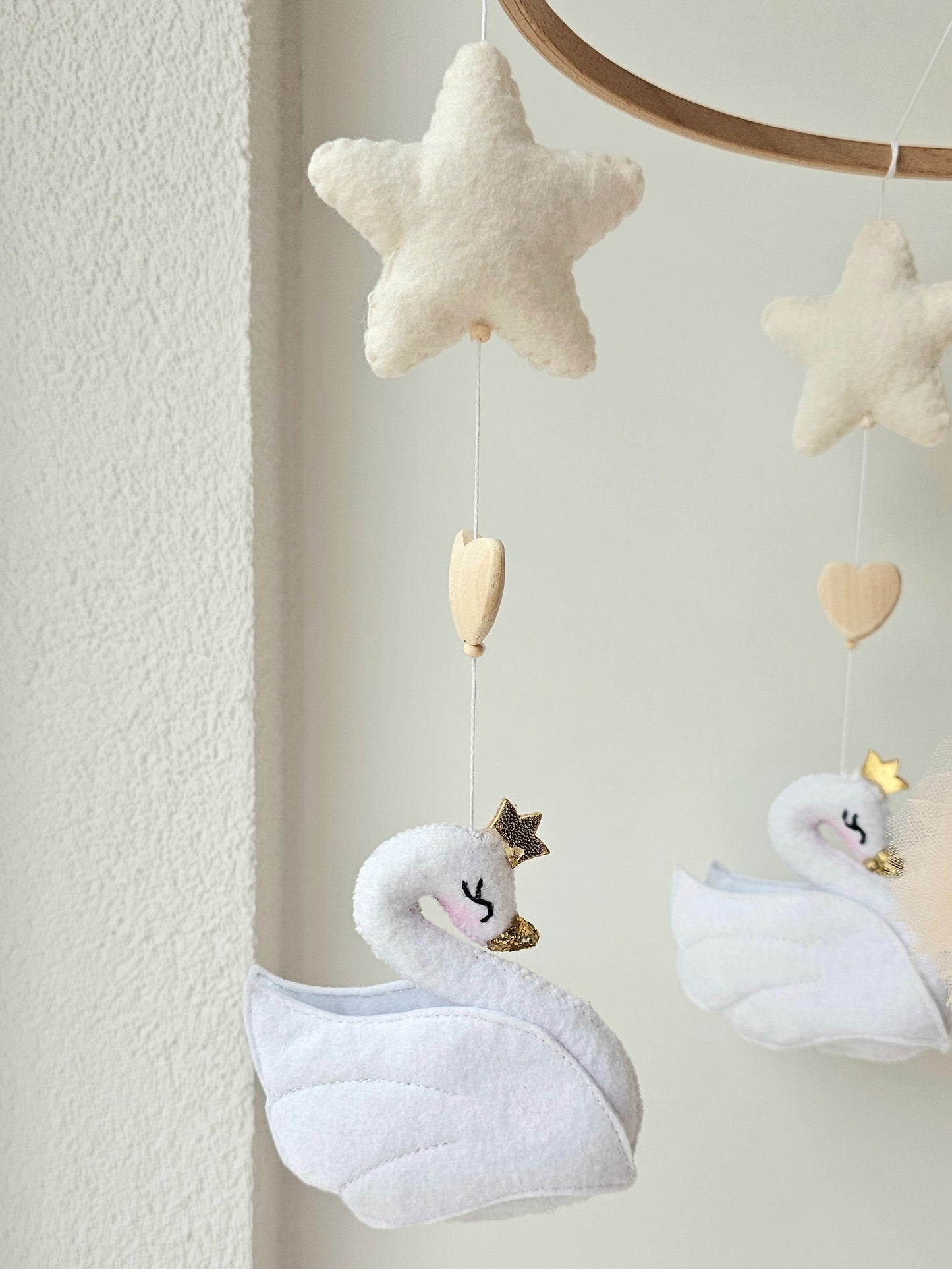 Baby Mobile Ballerina peach