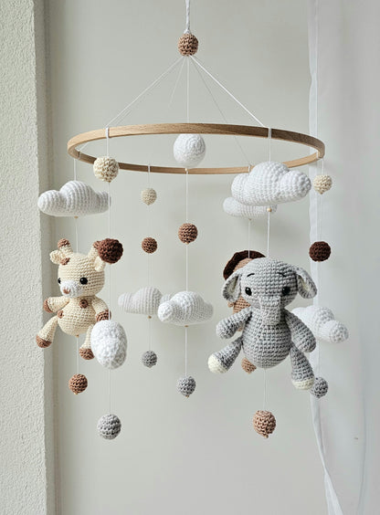 Baby Mobile Safari Friends