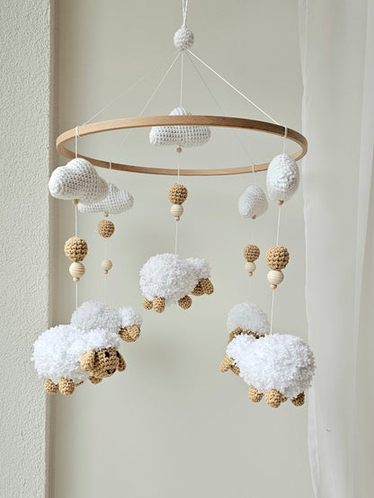 Baby Mobile tanzende Schäfchen