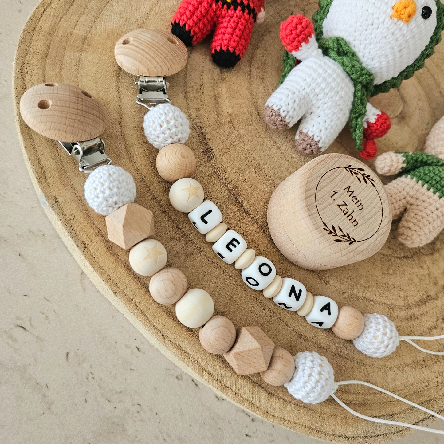 2er oder 3er Set fröhlicher Santa