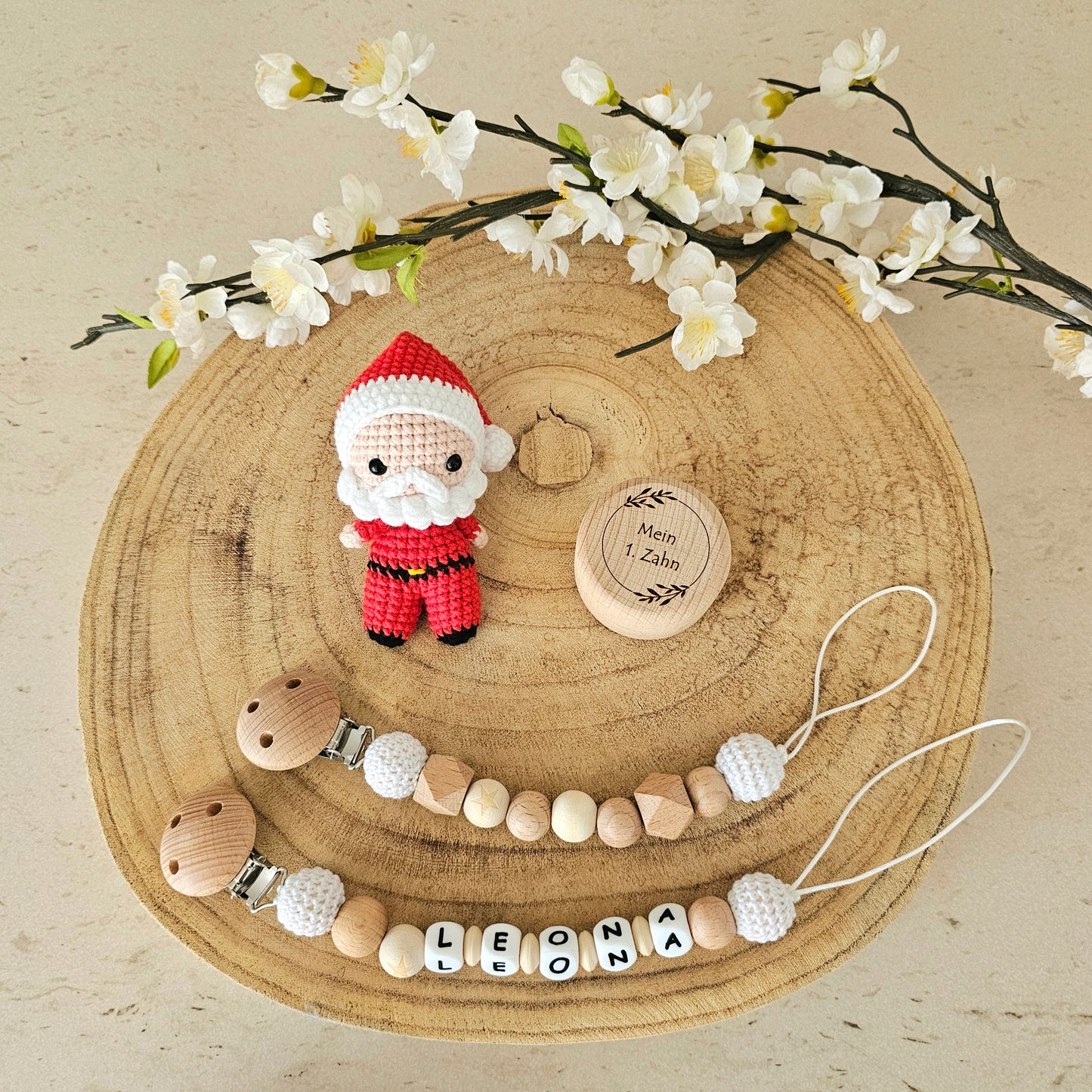 2er oder 3er Set fröhlicher Santa