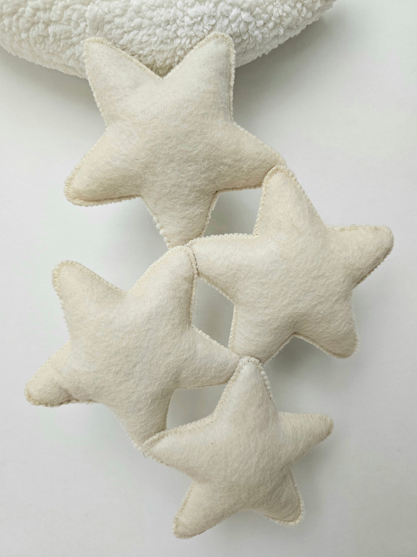 Baby Türhänger Pouffy Mond mit Sternenbär