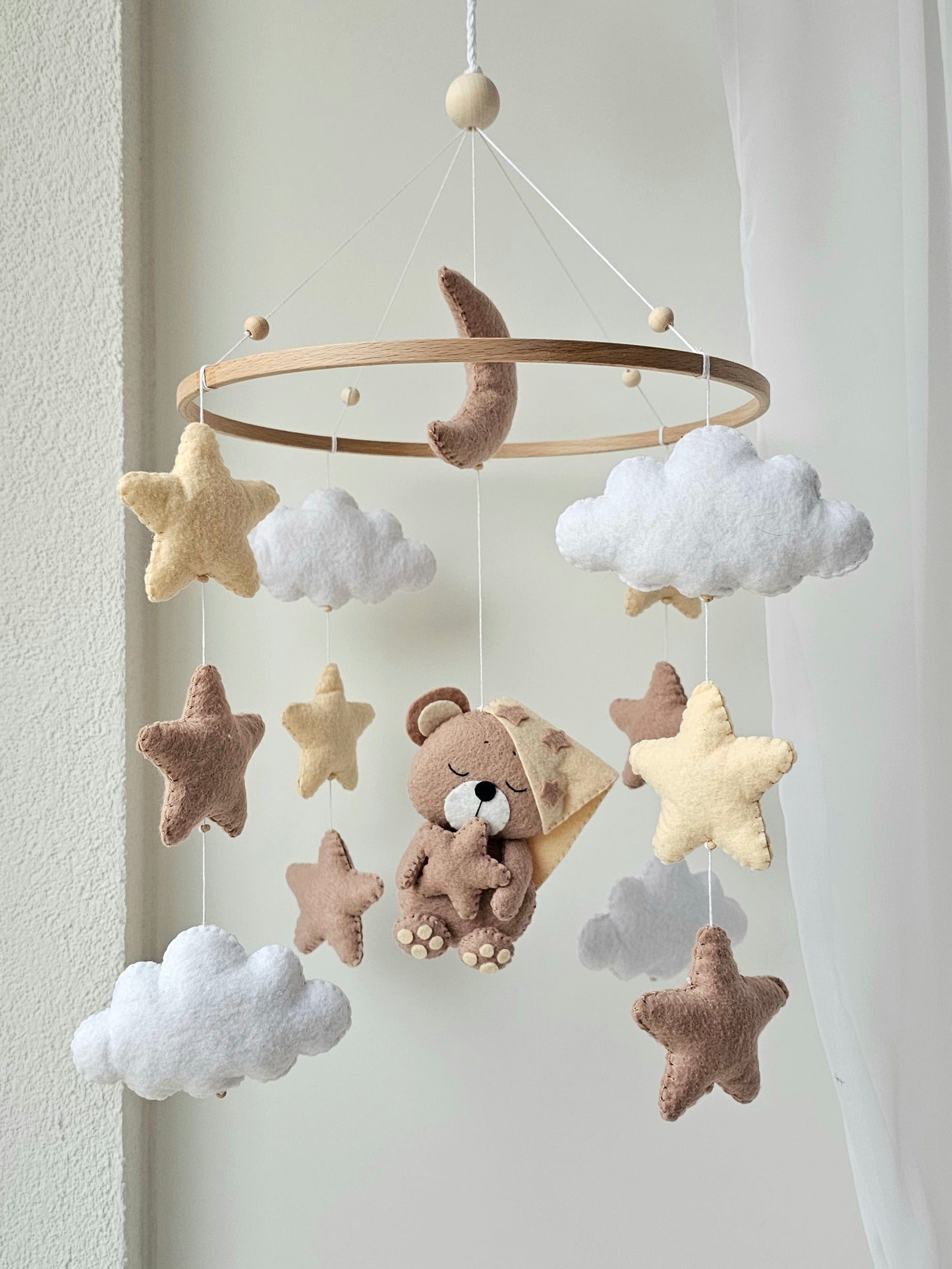 Baby Mobile Sternen Bärchen