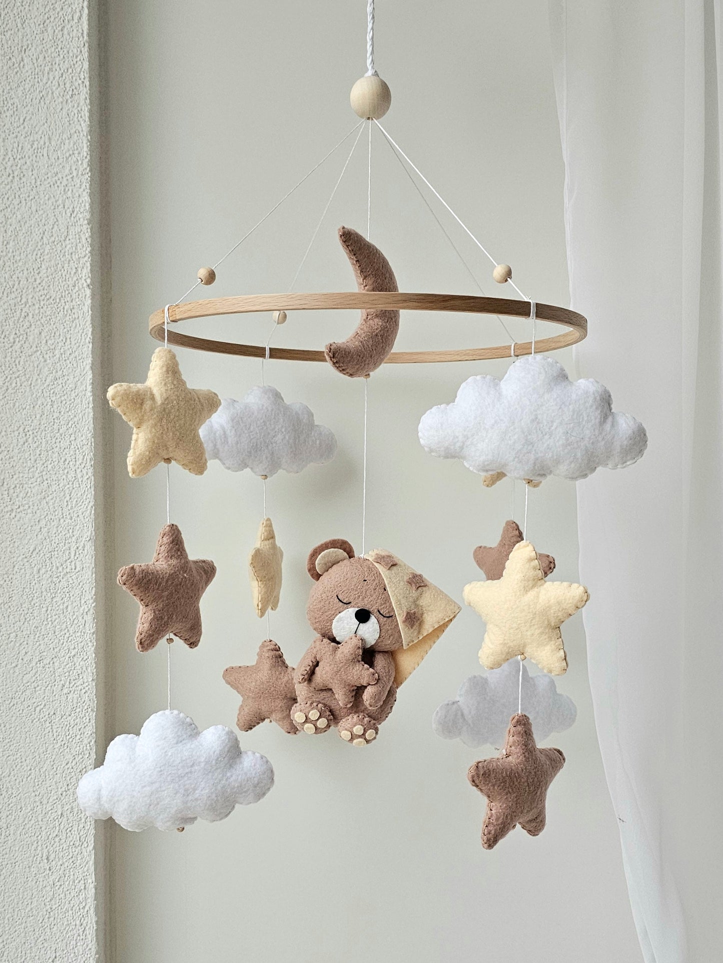 Baby Mobile Sternen Bärchen