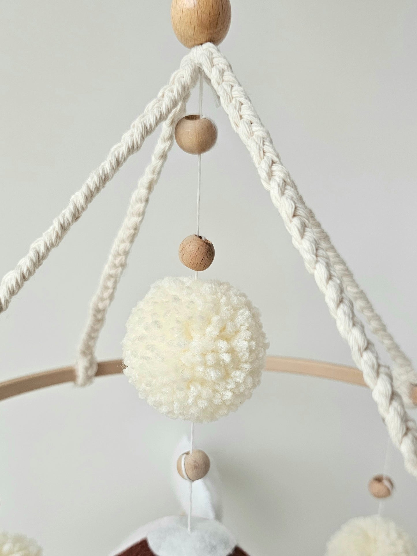 Baby Mobile fliegender Ballon natur