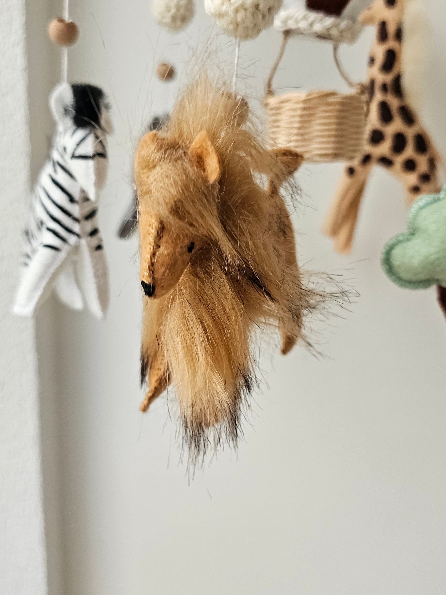 Baby Mobile fliegender Ballon natur