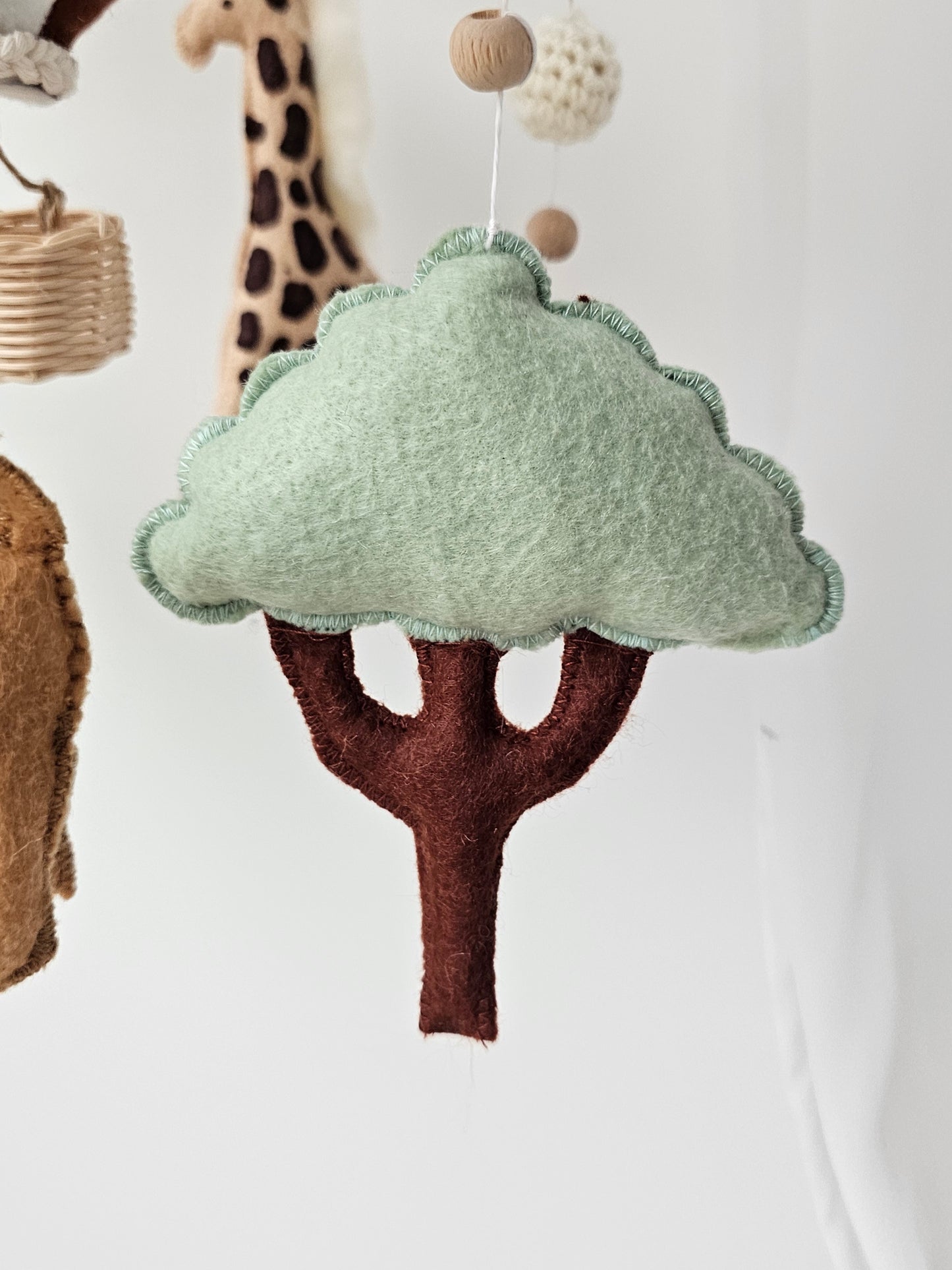 Baby Mobile fliegender Ballon natur