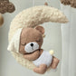 Baby Mobile Pouffy Bärchen beige/hellbraun Mini