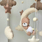 Baby Mobile Pouffy Bärchen beige/hellbraun